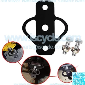 Steel ATV 3-Way Trailer Hitch Adapter for Golf Cart Garden Tractor Lawn Mower Chain and Tow Strap