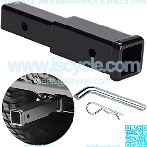 Trailer Hitch Receiver Tube Extender ?C Tube Extenders for 2?? Receiver + 7?? Length- Heavy Duty 3500 Lbs GTW Pin and Clip