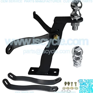 Lawn Mower Hitch, Heavy Duty Lawn Mower Trailer Towing Hitch, Riding Mower Trailer ATV Hitch, Lawn Pro Hi-Hitch for Cub Cadet John Deere Husqvarna Tractor Accessories