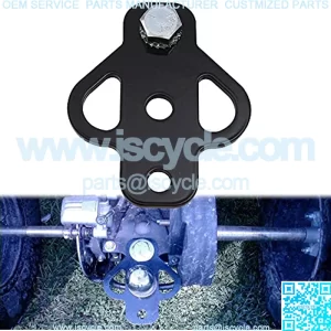 3-Way Hitch Adapter with Bolt Fit for ATV Lawn Mower Golf Cart Garden Tractor
