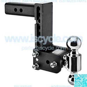 B&W Trailer Hitches Tow & Stow - Fits 2" Receiver, Dual Ball (2" x 2-5/16"), 7" Drop, 10,000 GTW - TS10040B