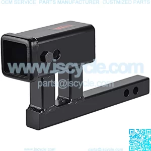 Towever 84125 1.25 to 2 inch Hitch Adapter, 4.25 inch Hitch Rise for Hitch Extender, 350 lbs TW