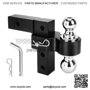 6-inch trailer hook 2"*2-5/16" with double pin #black