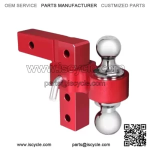 6-inch trailer hook 2"*2-5/16" with double pin # red
