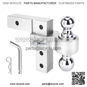 6-inch trailer hook 2"*2-5/16" with double pin #silver