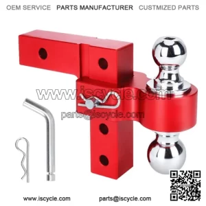 6-inch trailer hook 2"*2-5/16" with double lock#red