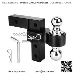 6-inch trailer hook 2"*2-5/16" with double lock #black