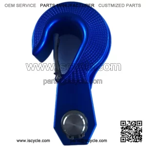 Snatch Block with Rotatable 360?? Hook, Aluminum Alloy Towing Hook for Car Truck Wrangler (Blue)
