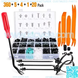 - GRC-34 Push Bumper Fastener Rivet Clips with 18 Most Popular Sizes Auto Push Pin Rivets for Benz, BMW, Toyota, Honda, Subaru, Nissan, Mazda etc