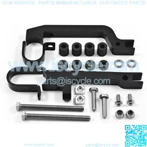 PowerMadd 34450 Black Sentinel Handguard Snowmobile Mount Kit