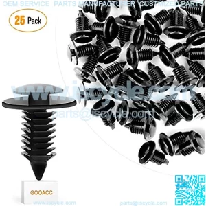 OEM # N805155-S Interior Door Panel Clip NyAutomotive Clips Rivet Retainer Fender Bumper Fasteners Clips for Ford and Dodge (2919T Qty: 25 for Ford)
