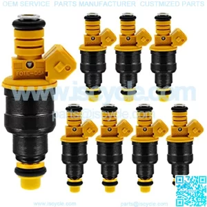 Engine Dancer 8Pcs Fuel Injectors 0280150943 Compatible with 1986-2005 Ford 1991-1999 Lincoln - E-150 E-250 E-350 F-150 F-250 F-350 Mustang Expedition Navigator Town Car
