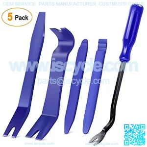 5PCS Auto Trim Removal Tool Kit No-Scratch Pry Tool Kit for Car Door Clip Panel & Audio Dashboard Dismantle -5PCS