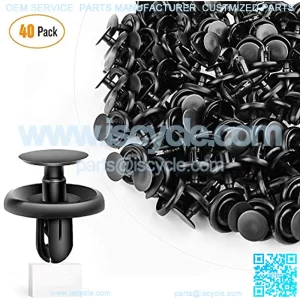 Engine Under Cover Push-Type Retainer for Lexus & Toyota Clips 90467-07201 OEM Replacement Fasteners - 40PCS