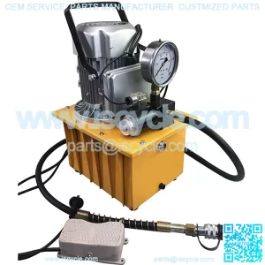 Electric Hydraulic Pump Power Pack Unit 2 Stage Single Acting Electric Driven Hydraulic Pump Pedal Solenoid Valve Control equipments 2-70 Mpa