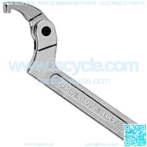 Chrome Vanadium C Spanner Tool Adjustable Hook Wrench - 3/4-2"(19-51mm)