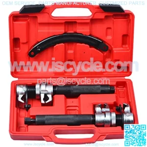 2 Pcs Coil Spring Compressor Tool - Coil Spring Clamps Strut Spring Compressor Tool Set with Safety Guard