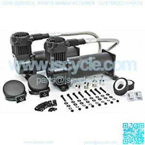 444C DUAL Pack Stealth Black Compressors Air Bag Air Ride Suspension