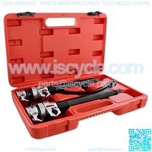 Coil Spring Compression Tools - 2pc Durable Coil Spring Clamps Strut Spring Compressor Tool Set with Safety Guard