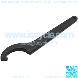 C Hook Spanner Wrench Collet Chuck for 45-52mm Round Nut , Motorcycle Scooter Shock Suspension Absorbers Spanner Hook Wrench Tool