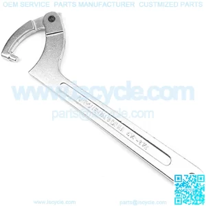 Chrome Vanadium Adjustable C Spanner Hook Wrench Tool - 1 1/4-3"(32-76mm)