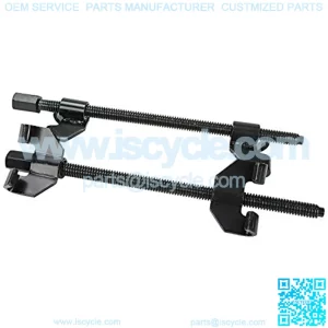 14" Coil Spring Compressor Tool, Heavy Duty Auto Suspension Compression Remover Installer Tool Set of 2 Black