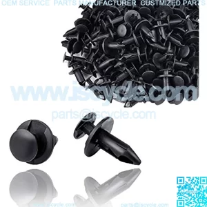 120pcs ATV UTV Body Fastener Rivets Push Pin Compatible with Polaris RZR Ranger Suzuki King Quad Kawasaki Rancher Plastic Fender Clips with Remover 7661855