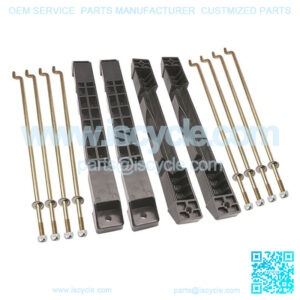 Club Car DS 2008.5-UP 12V Battery Hold Down Plate with Rods OEM# 102777401, 103574901