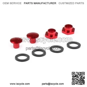 Honda rear window support rod plug # red