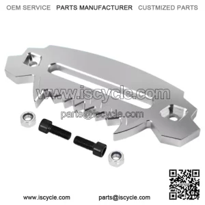 10"aluminum Devil Skull Hawse Fairlead for Synthetic Winch Rope Guide 4x4 Silver