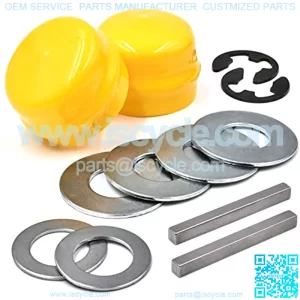 Rear Wheel Axle Key & Hardware Kit fits M82401 M143338 R27434 M123254 GX21931 24H1398 M40514 M88385 M41361 GY20637 GY21514 fits Scotts Sabre
