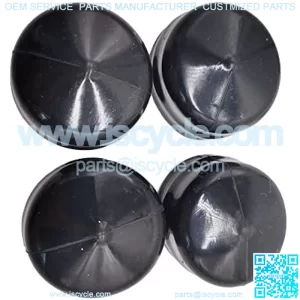 4pcs 532104757 Rubber Wheel Axle Hub Caps for, Weed Eater, Poulan, Sears, Crafstman, Ryobi and Roper Lawn Mower, Lawn Tractor and Snow Blower 532175039, 104757X, 104757X428