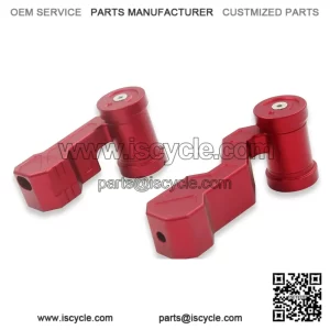 07-18JK Wrangler gear lever and handbrake # red