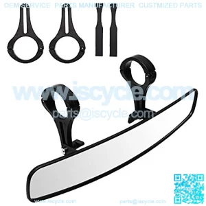 16.5" Wide Rear View Race Mirror Convex Mirror with 1.75"-2?? Clamp for ATV UTV Yamaha,Polaris,Kawasaki MULE