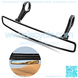 RZR SXS UTV Mirror, 15" Ultra Clear UTV Rear View Mirror with 2"Clamp , UTV Rearview Mirror Compatible with Polaris RZR 800 900 1000 XP PRO Turbo, Ranger, Pionner, Kawasaki,Can Am Commander