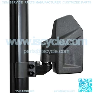 Rear View Mirror Kit, Compatible With Polaris Ranger Non-Round Cage, General, Can Am Maverick Trail, Defender