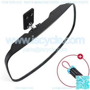 Ranger Rear View Mirror, Rearview Mirror Compatible with 2017-2021 Polaris Ranger 500 570 900 XP 1000 XP/Crew with Factory Present Drop Down Mounting Tab