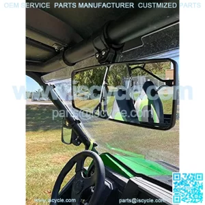 Universal UTV 1 1/2"-2" Roll Bar Mount REARVIEW MIRROR Fits Kawasaki Polaris Honda Yamaha John Deer - 98310