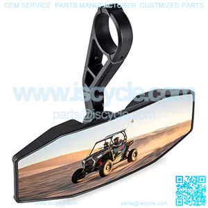 UTV Center Rear View Mirror, Premium Convex RearView Mirror with 1.75" Clamp for Polaris RZR 900 1000 XP / General 1000 XP Accessories, #2881540