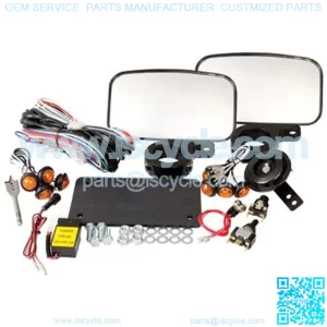 UTV Horn & Signal Kit - With Mirrors for Honda Pioneer 1000-5 2016-2018