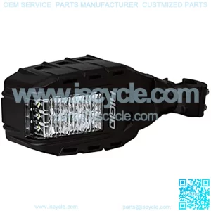 UTV Side View Mirror Set/Pair Integrated LED Running Light and Amber Turn Signal Lights For