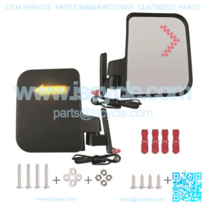 Universal Side Mirrors with LED Turn Signal