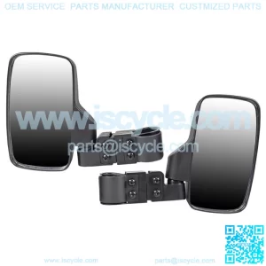 NICHE Black Side View Mirror Set for John Deere Gator HPX XUV 550 560 590 835 (For: John Deere Gator CS)