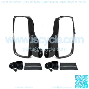 Xprite UTV Side Rear View Mirrors 1.75" Roll Bar For Polaris RZR 570 900 XP 1000 (For: John Deere Gator CS)