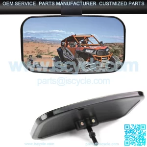 Center Mirror for Universal UTV Off Road Large Adjustrable Wide Rear Clear View (For: John Deere Gator CS)