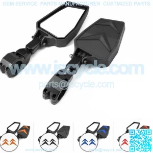 1.75''-2" UTV Side Mirrors Foldable Adjustable for Polaris RZR S 800 900 XP 1000 (For: John Deere Gator CS)