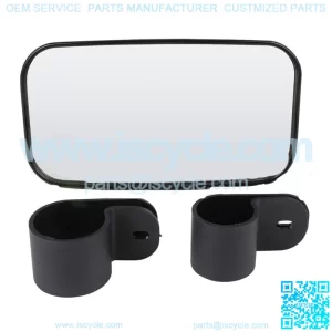 Rear Side View Mirror 1.5" 1.75" 2" Clamp For Polaris Ranger 400 Yamaha UTV ATV (For: John Deere Gator CS)