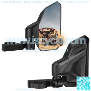 1.65"- 2" UTV Rear Side Mirrors for RZR Can-Am Maverick X3 Commander 800/1000 (For: John Deere Gator CS)