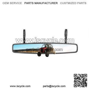 Rear View Center Mirror w/1.75'' Round Roll Bars For CF-MOTO ZFORCE 800 950 1000