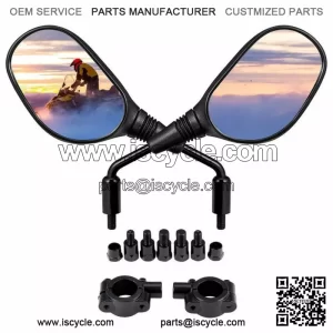 ATV Rear View Side Mirrors With 7/8" Handlebar For CFmoto Cforce 600 500 1000
